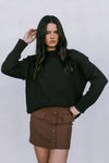 Zara Knit Jumper - Deep Chocolate Brown