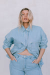 Ilou Denim Shirt - Light Wash Blue